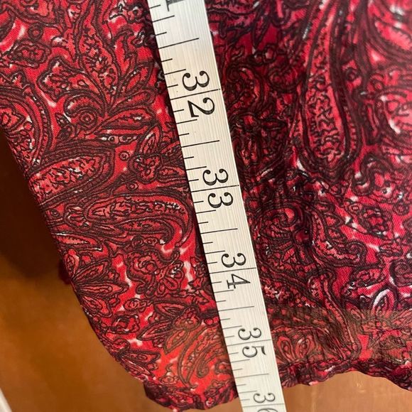 Converse One Star Red Paisley Dress ⭐️ Size M - Picture 9 of 11